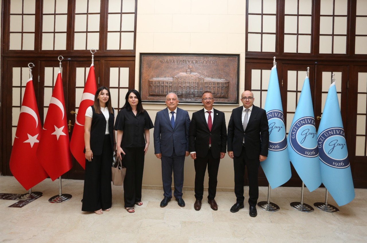 AzTU rektoru Gazi Universitetini ziyarət edib - FOTO